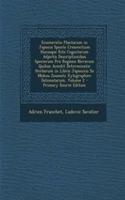 Enumeratio Plantarum in Japonia Sponte Crescentium Hucusque Rite Cognitarum Adjectis Descriptionibus Specierum Pro Regione Novarum Quibus Accedit Determinatio Herbarum in Libris Japonicis So Mokou Zoussetz Xylographice Delineatarum, Volume 2 - Prim