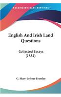 English And Irish Land Questions