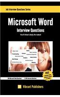 Microsoft Word Interview Questions You'll Most Likely Be Asked