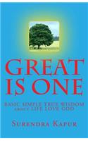 GREAT is ONE