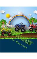 Fun Monster Trucks, Work Trucks, and Cars Coloring Book: For Boy's Ages 3 Years Old and Up: For Boy's Ages 3 Years Old and Up