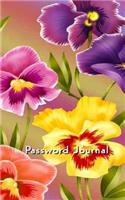 Password Journal: My Discreet Password Journal (Pansies)