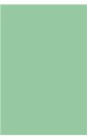Journal Sea Green Color Simple Plain Sea Green