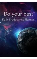 Do your best Daily Productivity Planner
