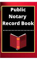 Public Notary Record Book