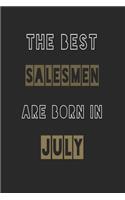 The Best salesmen are born in July journal