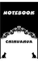 Chihuahua Notebook: Black and White notebook, Decorative Journal for Chihuahua Lover: Notebook /Journal Gift, Black and White,100 pages, 6x9, Soft cover, Mate Finish