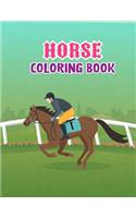 Horse coloring book