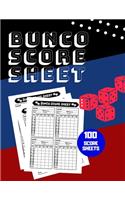 Bunco Score Sheet