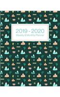 2019 - 2020 Weekly & Monthly Planner: Desert Themed - Calendar Schedule + Organizer (September 2019 - August 2020) - Goal Setting