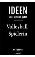 Notizbuch für Volleyball-Spieler / Volleyball-Spielerin