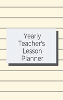 Yearly Teacher's Lesson Planner