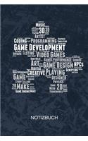 Game Design: Spiele Entwickler Notizbuch A5 Kariert - Entwickler Heft - Game Development Notizheft 120 Seiten KARO - Game Development Notizblock Games Developmen