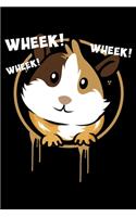 Wheek! Wheek! Wheek!: Love Guinea Pigs Lined Notebook Journal Diary 6x9