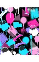 Paint Brush Pattern Notebook