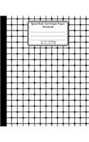Quad Rule 5x5 Graph Paper Notebook. 8 X 10. 120 Pages. Geometric Shapes Cover