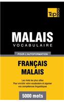 Vocabulaire français-malais pour l'autoformation. 5000 mots