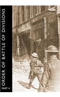 ORDER OF BATTLE OF DIVISIONS, Part 4: The Army Council, GHQs, Armies and Corps, Including Tank Corps.(English)