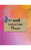 Budgeting Planner 2018: : Planner Journal Notebook, Monthly Worksheet.Weekly Expense Tracker, Bill Organizer Notebook. Business Money Personal, Finance Journal Planning Workbook. Pink Orange & Gold Cover.(2018 Budget Planner). (Budget Planner Organ