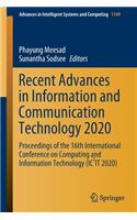 Recent Advances in Information and Communication Technology 2020