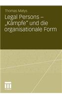 Legal Persons - 