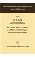 Über Rechnerische Methoden Zur Feststellung Wesentlicher Gleichgewichtswerte Der Chemischen Thermodynamik Am Beispiel Von Organischen Stickstoffverbindungen