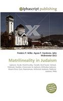 Matrilineality in Judaism: (English)