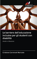 barriere dell'educazione inclusiva per gli studenti con disabilità