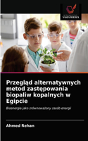 Przeglad alternatywnych metod zastepowania biopaliw kopalnych w Egipcie