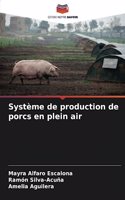 Système de production de porcs en plein air