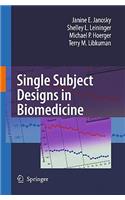 Single Subject Designs in Biomedicine