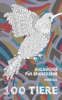 Malbücher für Erwachsene - Mandala - 100 Tiere