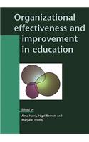 Organizational Effectiveness and Improvement in Education