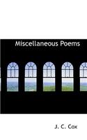 Miscellaneous Poems: (English)