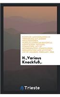 Kï¿½nstler-Monographien In Verbindung mit Andern herausgegeben. Murillo,American Historical Association. Officers, Committees, Act of Incorporation, Con