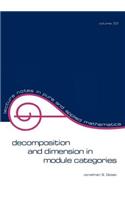 Decomposition and Dimension in Module Categories