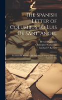 Spanish Letter of Columbus to Luis De Sant' Angel
