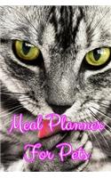 Meal Planner For Pets