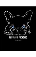 Fabulous Frenchie - Black Paper Notebook