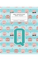 Primary Composition Notebook Grades K-2 Story Journal Q