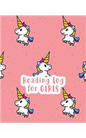 Reading Log for Girls