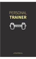 Personal Trainer Journal Exercise Workout Lined Notebook