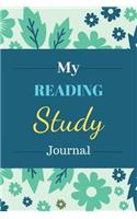 My Reading Study Journal: Education Notebook for Students to Write or Take Notes in