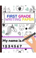 First Grade Writing Paper