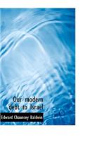 Our Modern Debt to Israel
