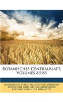 Botanisches Centralblatt, Volumes 83-84