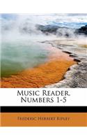 Music Reader, Numbers 1-5: (English)