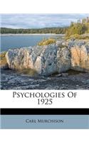 Psychologies of 1925