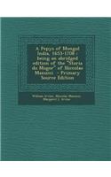 A Pepys of Mongul India, 1653-1708