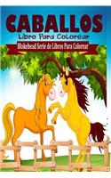 Caballos Libro Para Colorear